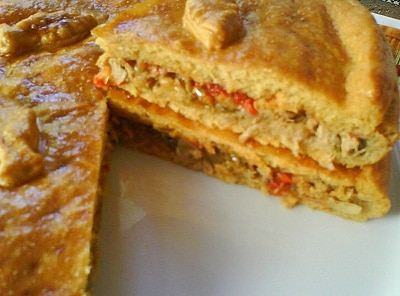 La típica empanada gallega.