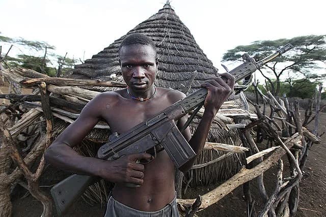 Sudán del sur: uno de los países más peligrosos del mundo para viajar, en permanente guerra civil.